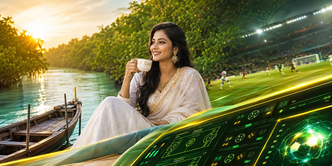 ক্যাসিনো গেম খেলার দৃশ্য সুন্দরবনের এক বেঞ্চে